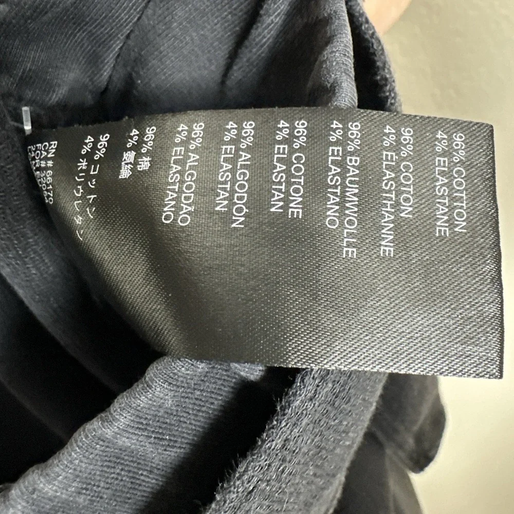 Saturday Sunday Anthropologie Women's L Belted Jogger Pants Natural Black‎ Fade